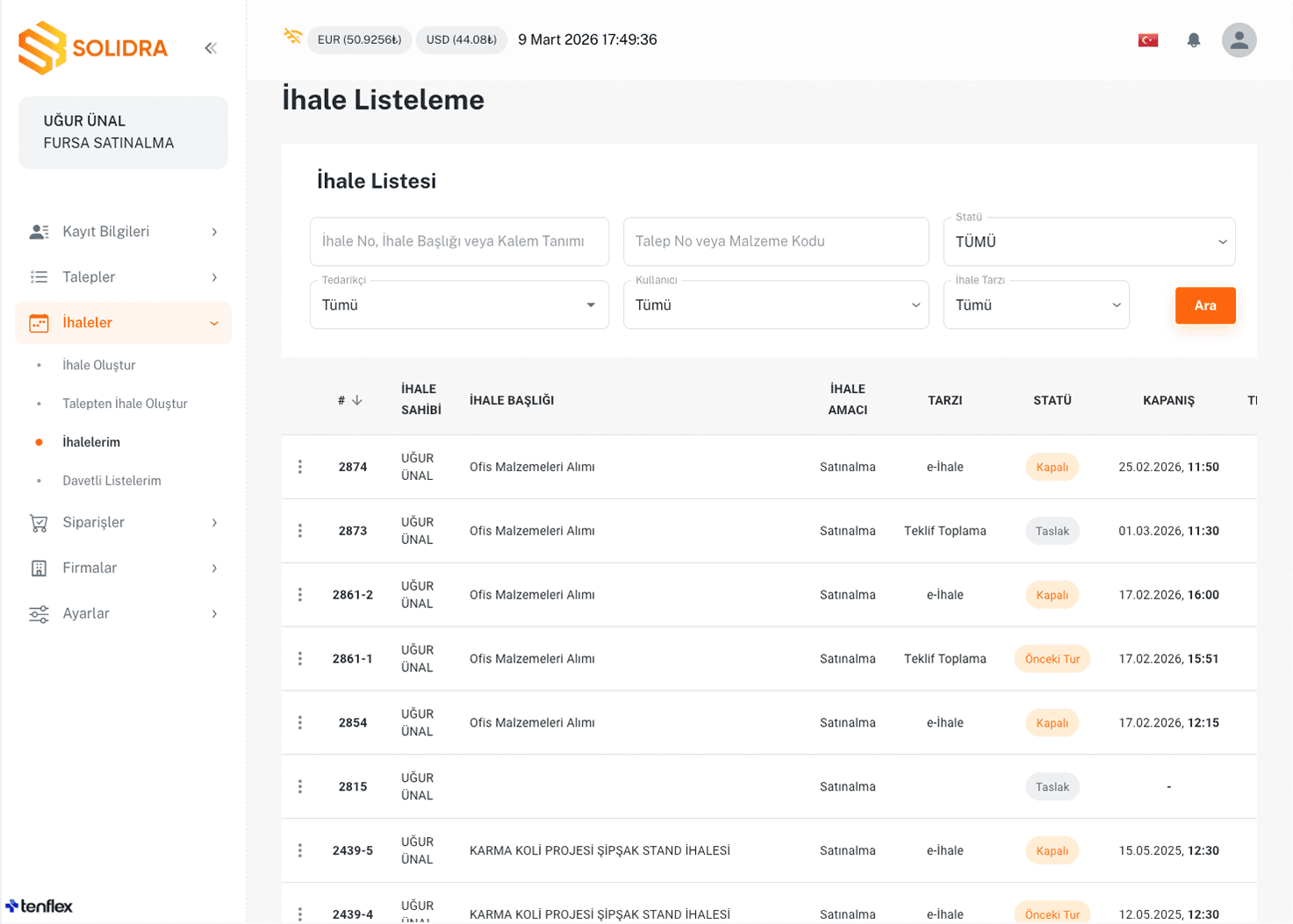 Dashboard foreground